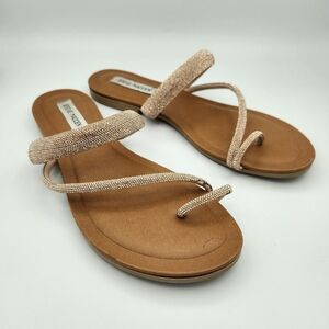 Steve Madden Fiorra Strappy Womens Sandals Rose Gold Size 9.5